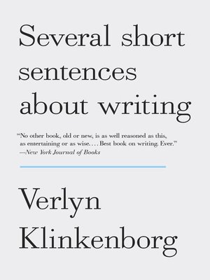 cover image of Several Short Sentences About Writing